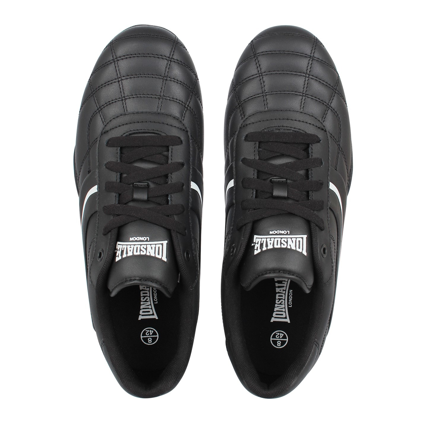 Adidasi sport Lonsdale Camden pentru Barbati negru alb