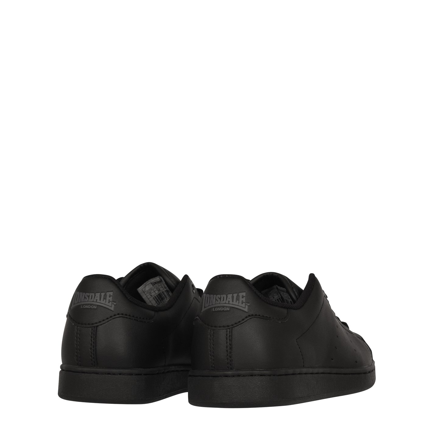 Adidasi sport Lonsdale Leyton din piele pentru copii negru