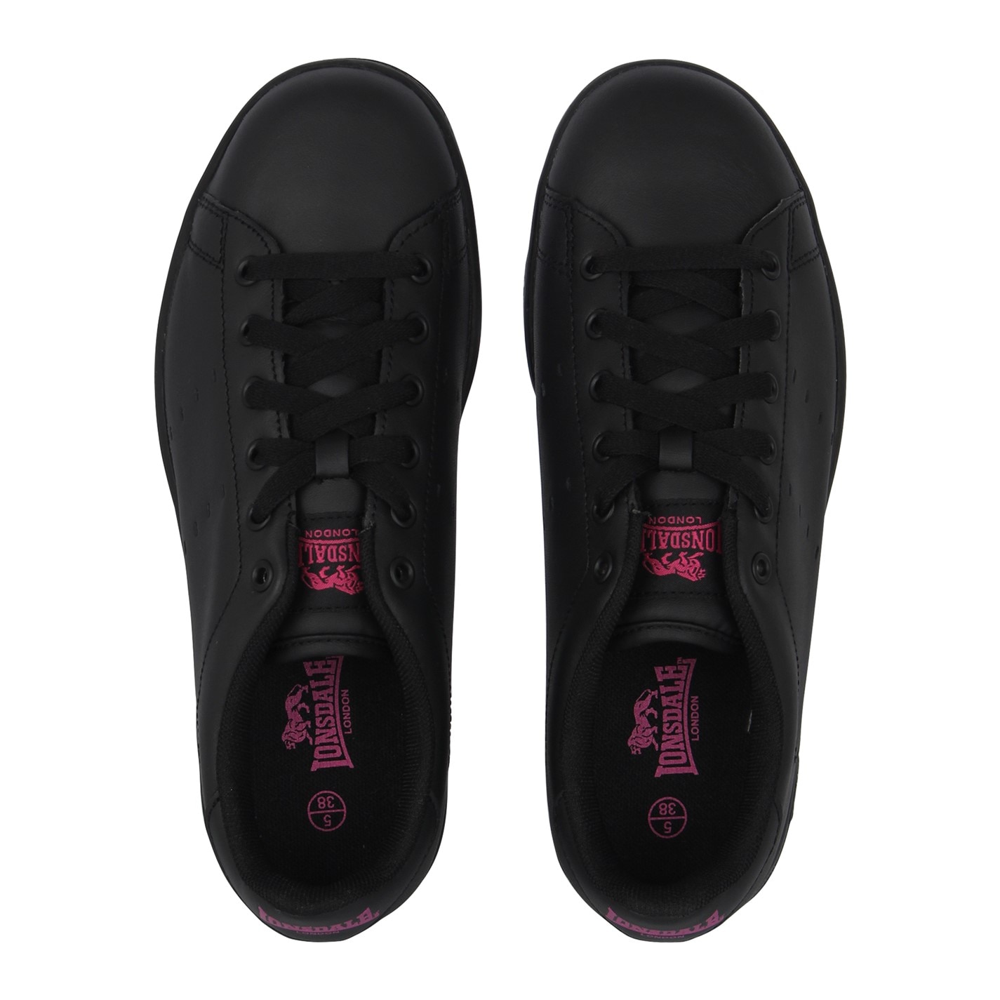 Adidasi sport Lonsdale Leyton pentru Femei negru rosu