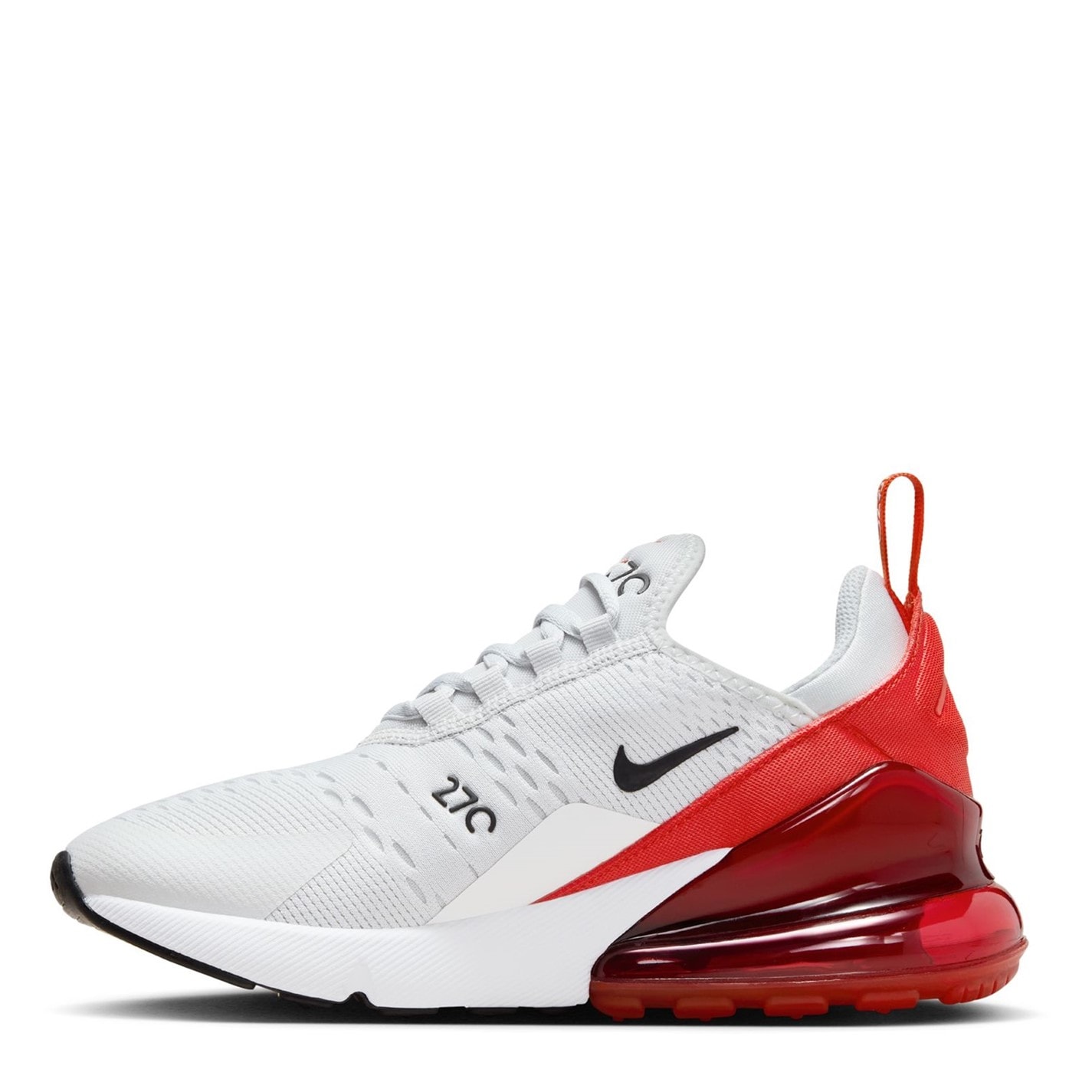 Adidasi sport Nike Air Max 270 React pentru copii gri rosu