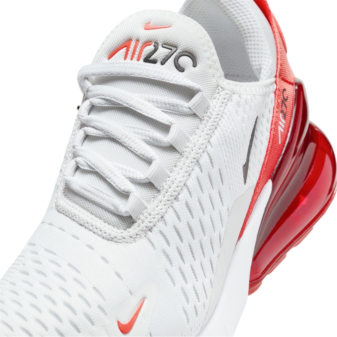 Adidasi sport Nike Air Max 270 React pentru copii gri rosu