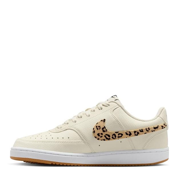 Adidasi sport Nike Court Vision Low Next Nature alb leopard