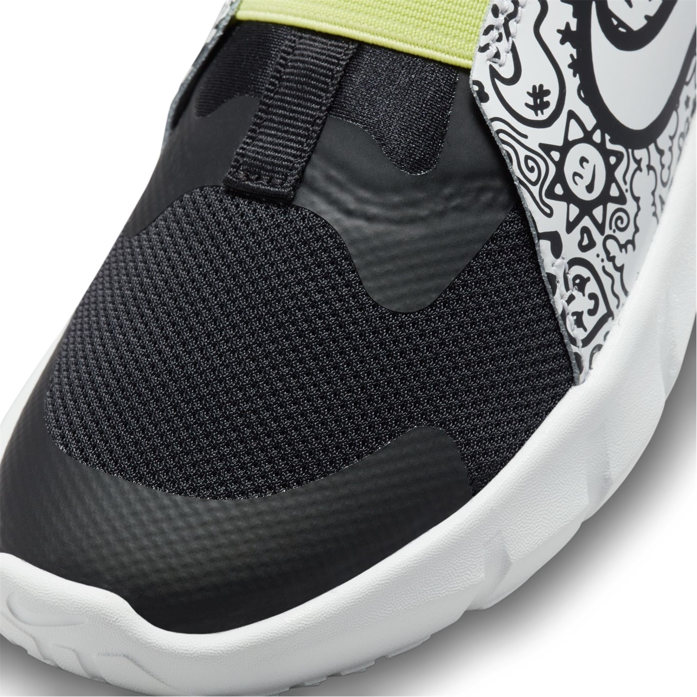 Adidasi sport Nike Flex Runner 2 baieti negru alb rosu