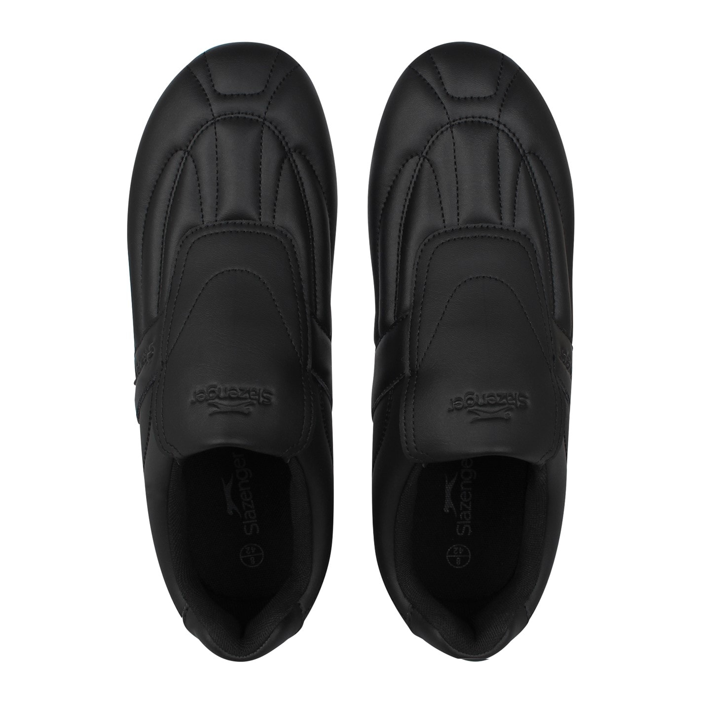 Adidasi sport pentru plimbari cu talpa antiderapanta Slazenger Warrior Barbati negru gri carbune