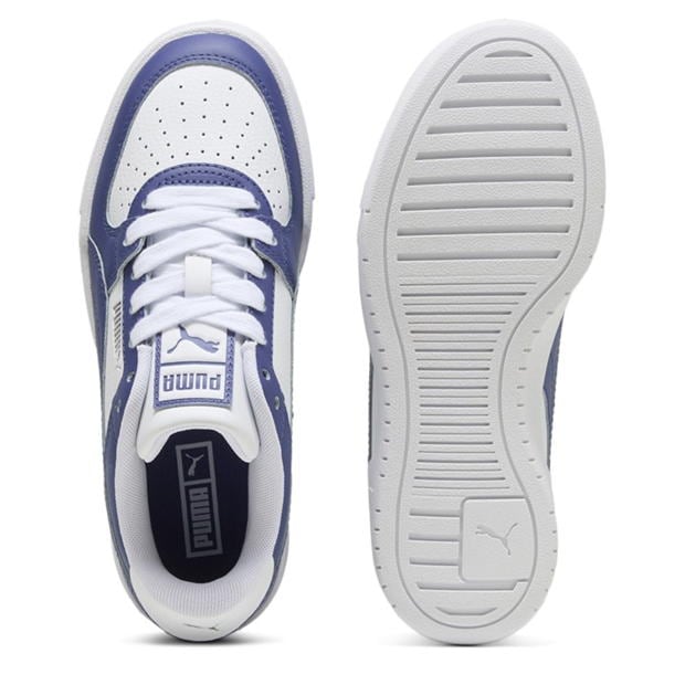 Adidasi sport Puma Ca Pro clasic Low-Top pentru baieti copii alb bleumarin