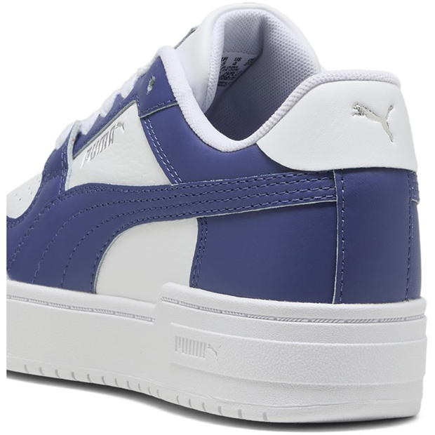 Adidasi sport Puma Ca Pro clasic Low-Top pentru baieti copii alb bleumarin