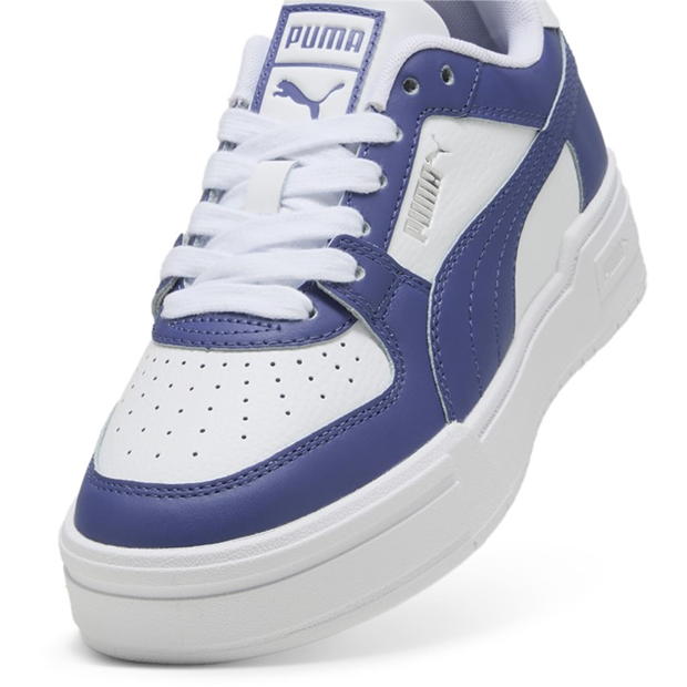 Adidasi sport Puma Ca Pro clasic Low-Top pentru baieti copii alb bleumarin