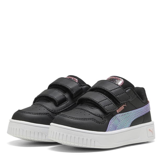 Adidasi sport Puma Carina Street V Inf Low-Top pentru fete negru mov