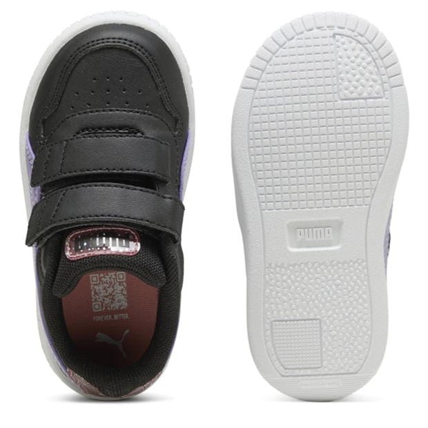 Adidasi sport Puma Carina Street V Inf Low-Top pentru fete negru mov