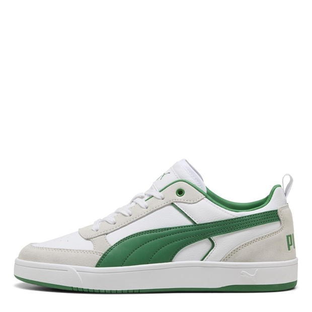 Adidasi sport Puma Dribble Sd Court Unisex pentru adulti alb verde gri