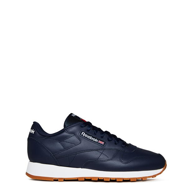 Adidasi sport Reebok clasic din piele pentru Barbati bleumarin alb