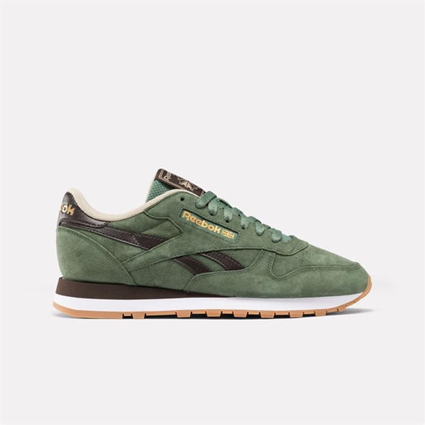 Adidasi sport Reebok clasic din piele pentru Barbati escape verde