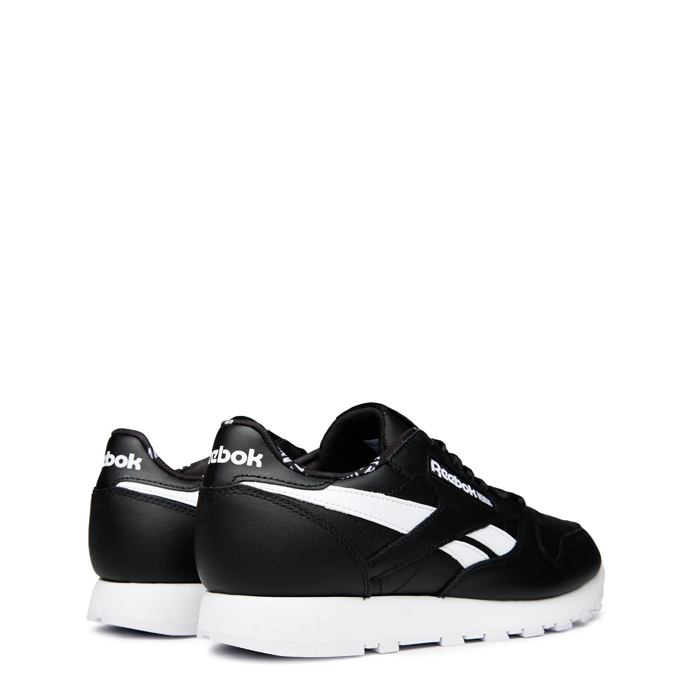 Adidasi sport Reebok clasic din piele pentru Barbati negru alb