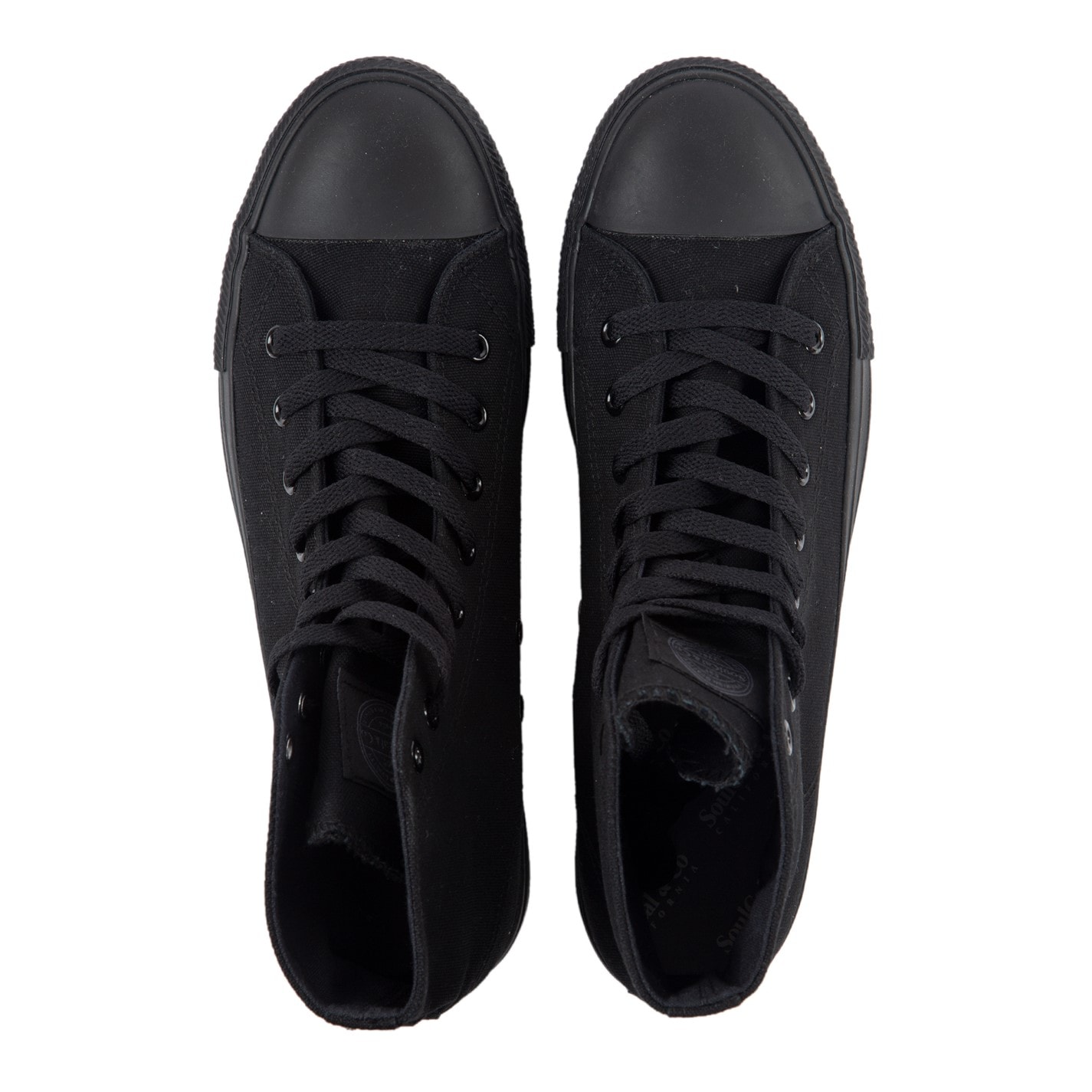 Adidasi sport SoulCal Canvas High pentru Barbati negru