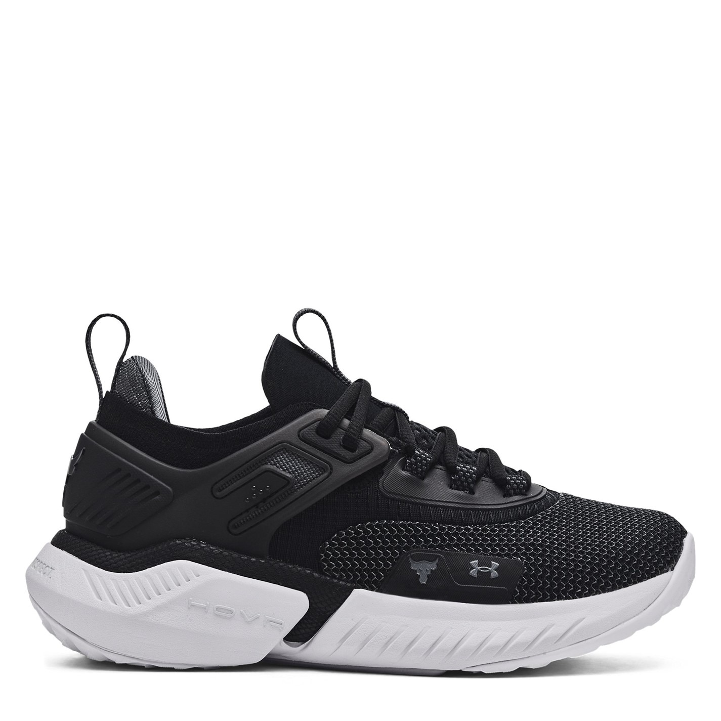 Adidasi sport Under Armour GS Project Rock 5 negru alb