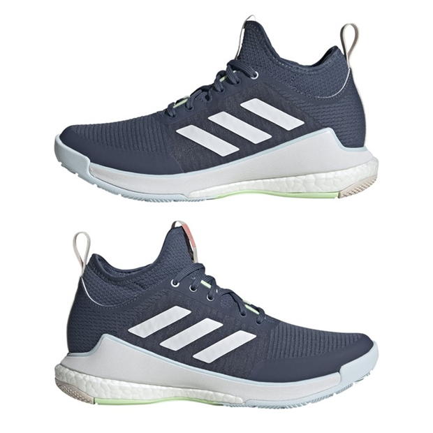 adidas Crazyflight Mid Netball Shoes pentru femei albastru