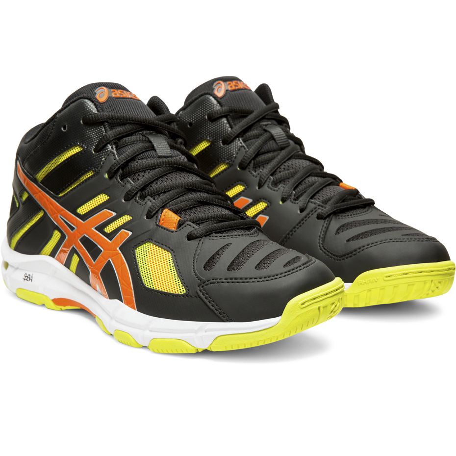 Adidasi volei Asics Gel Beyond 5 MT barbati negru galben portocaliu B600N 001 pentru femei