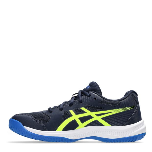 Asics Upcourt 6 Gs Netball Shoes Unisex pentru Copii bleumarin galben