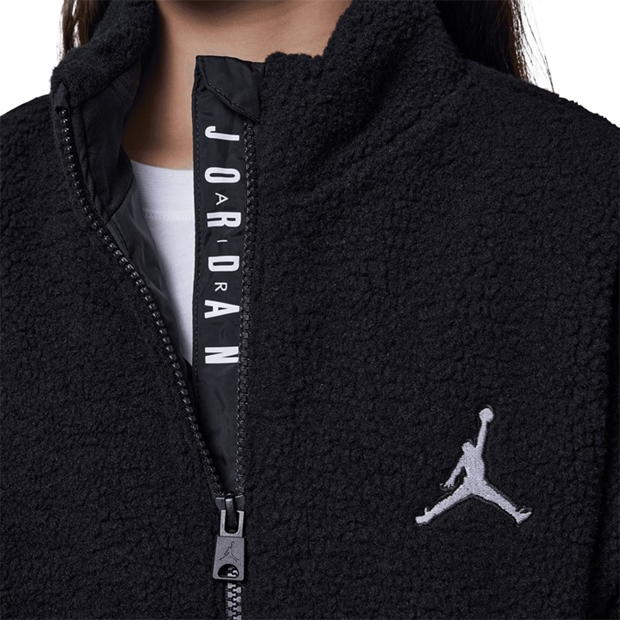 Air Jordan SherpaJkt copii negru rosu