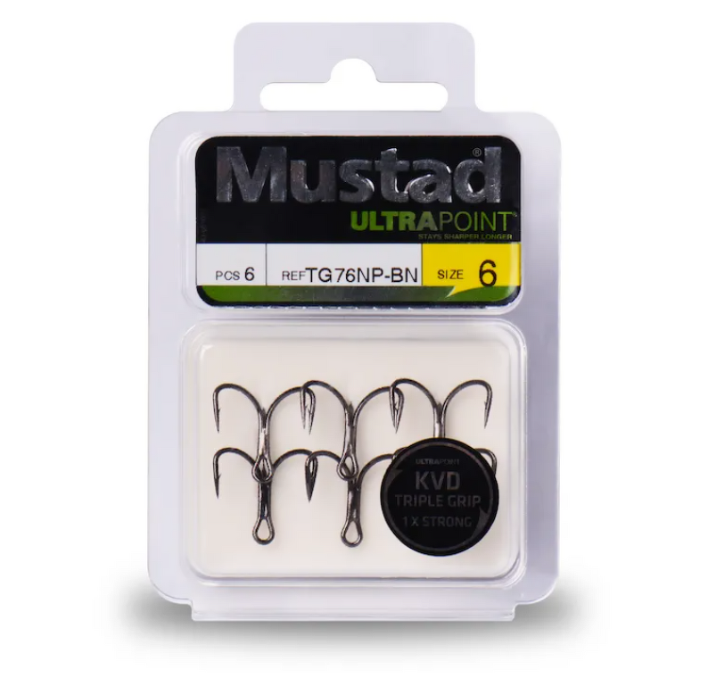 ANCORA ULTRAPOINT TRIPLA NICHEL SCURTA 5BUC PL marime 1-0 MUSTAD