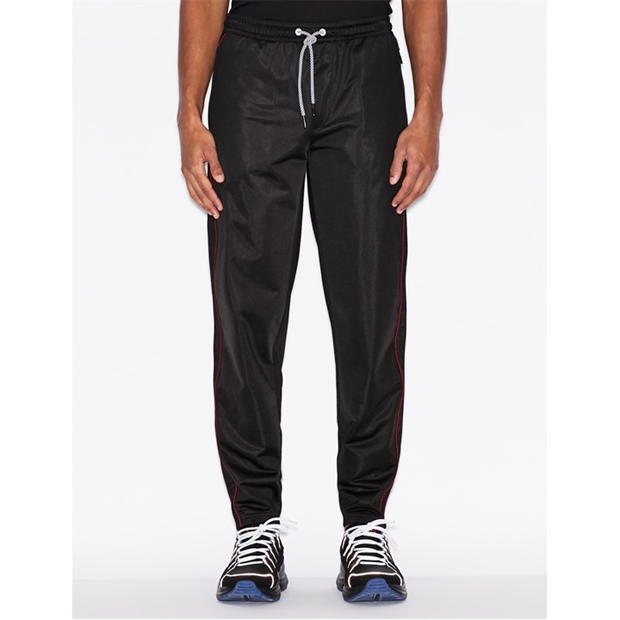 Armani Exchange AX cuffjog con stri pentru barbati negru