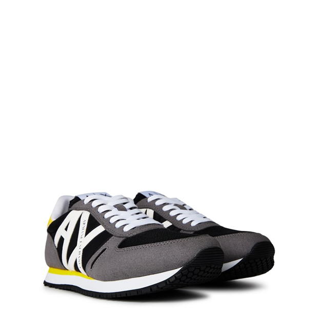 Armani Exchange Retro Runners grey #x2b;blk