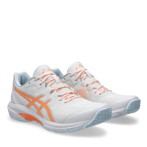 Asics Netburner Shield FF Netball Shoes pentru femei alb gri