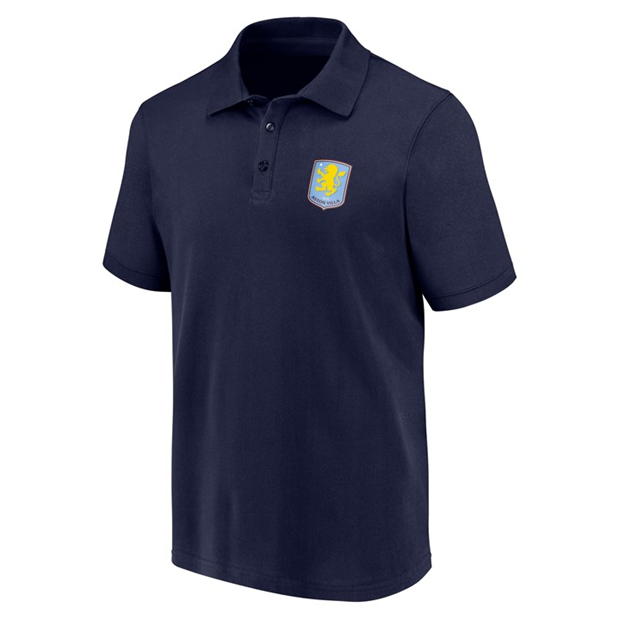 Aston Villa FC Crest Polo pentru Barbati bleumarin