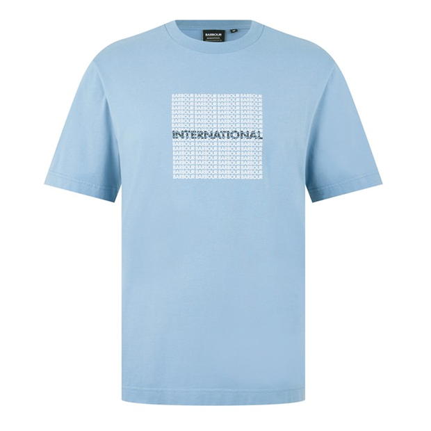 Barbour International Eco Tee rosu albastru