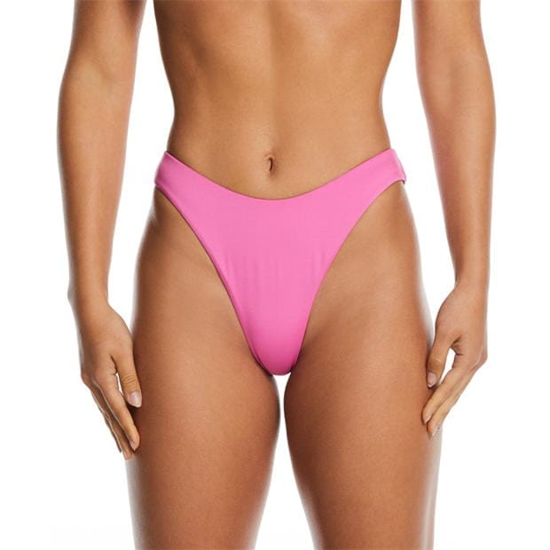 Bikini cu talie inalta Nike cu doua fete pentru femei playful roz