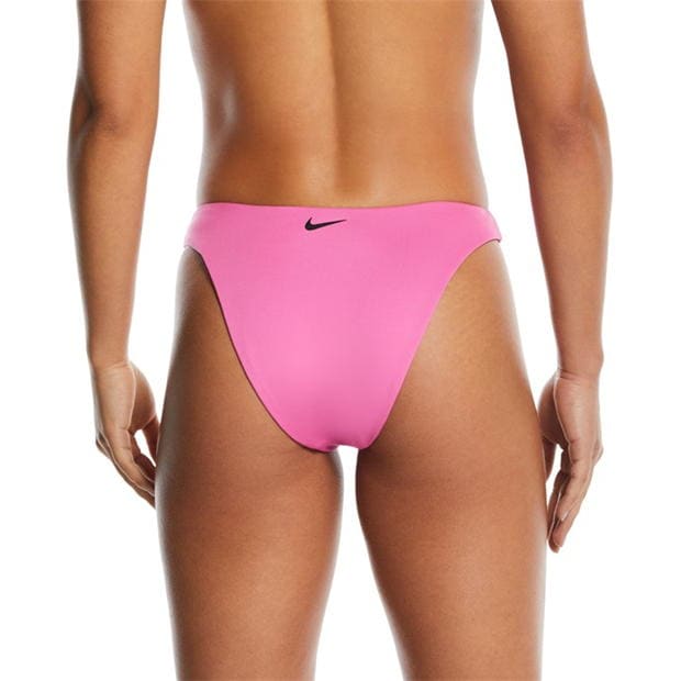 Bikini cu talie inalta Nike cu doua fete pentru femei playful roz