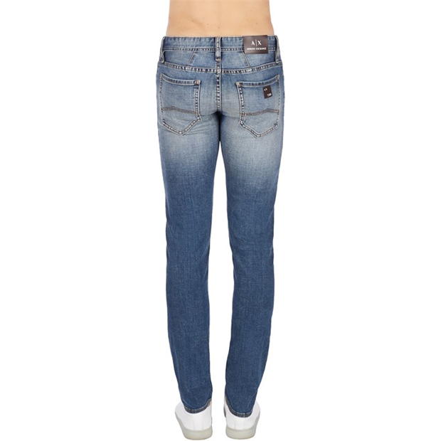 Blugi Armani Exchange AX J14Skinny pentru barbati deschis albastru