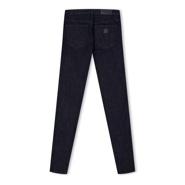 Blugi Armani Exchange J01 Skinny pentru femei albastru denim