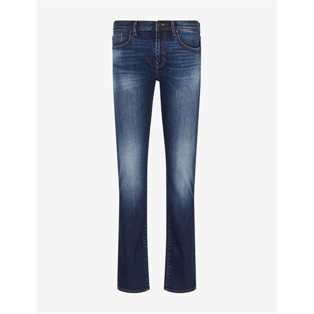 Blugi Armani Exchange J13 Slim albastru denim