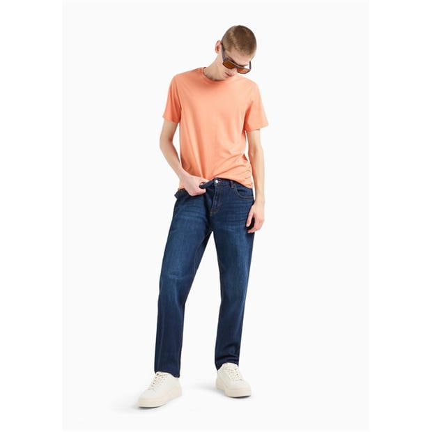 Blugi Armani Exchange J13 Slim inchis albastru