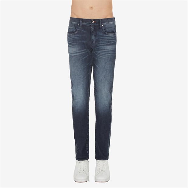 Blugi Armani Exchange J13 Slim inchis albastru