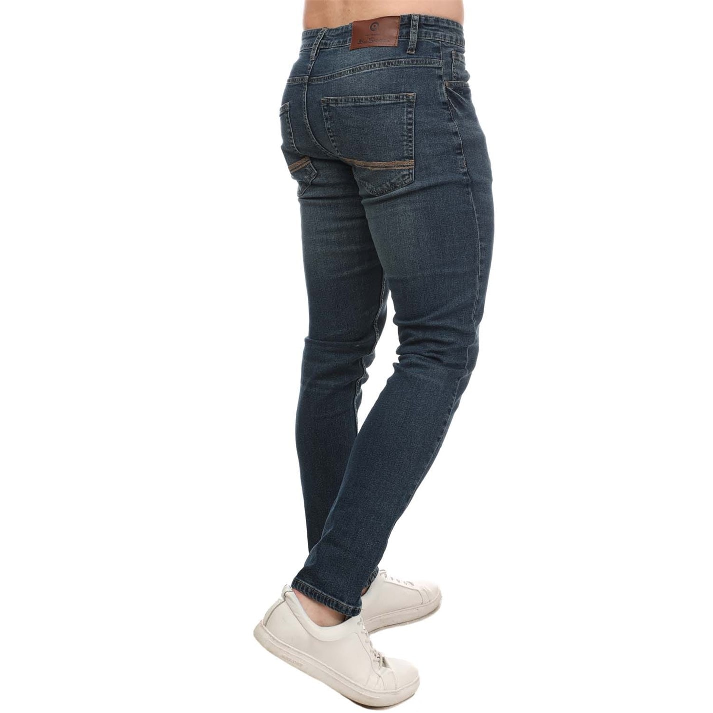 Blugi Ben Sherman Dark Wash Denim albastru