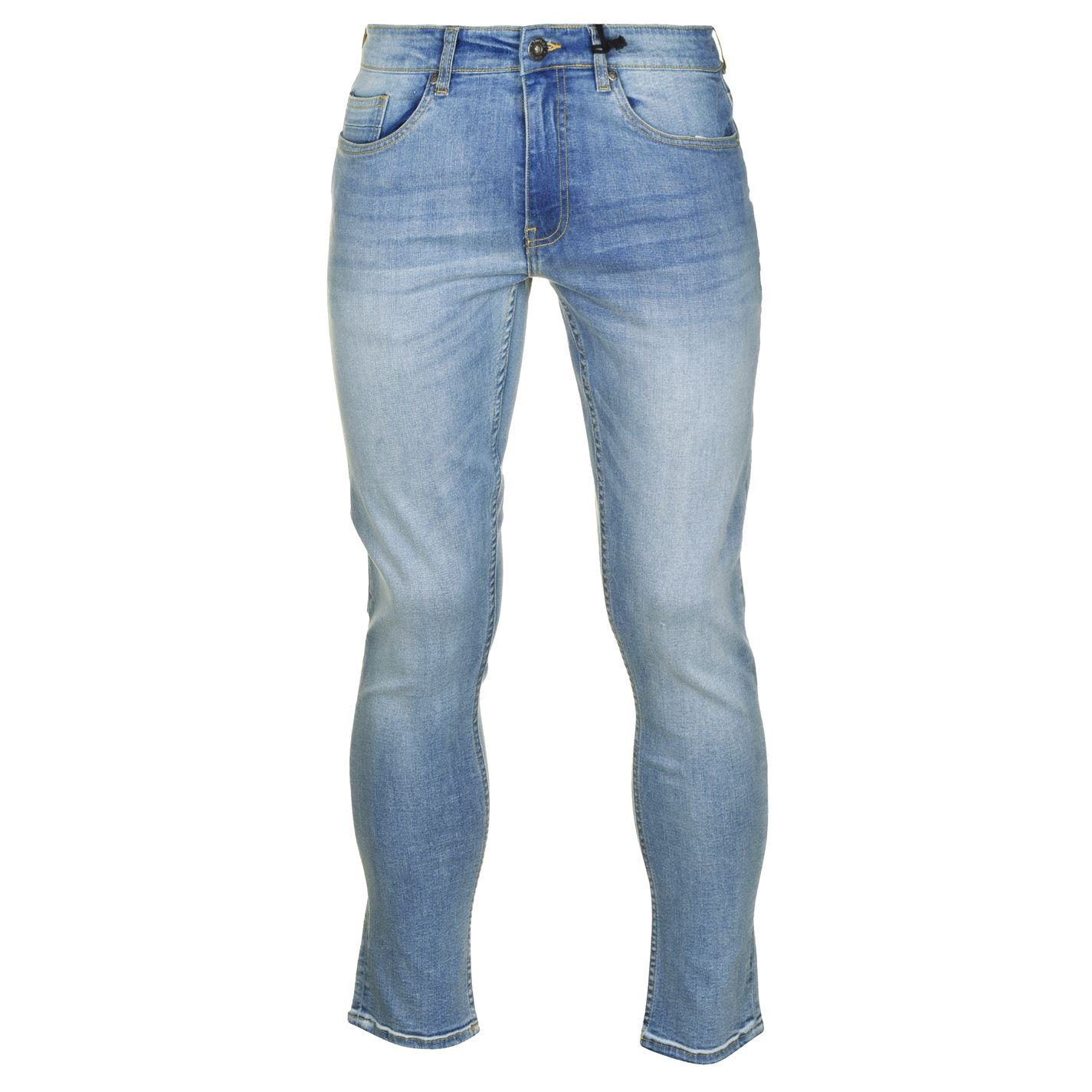 Blugi Firetrap Skinny pentru Barbati albastru