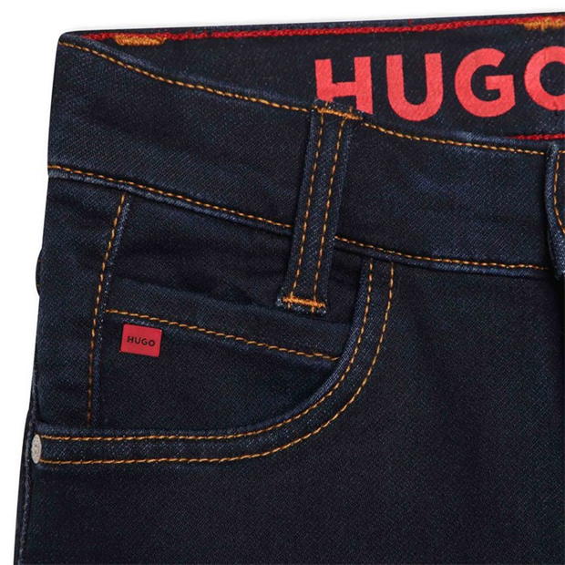 Blugi HUGO clasic Denim pentru copii