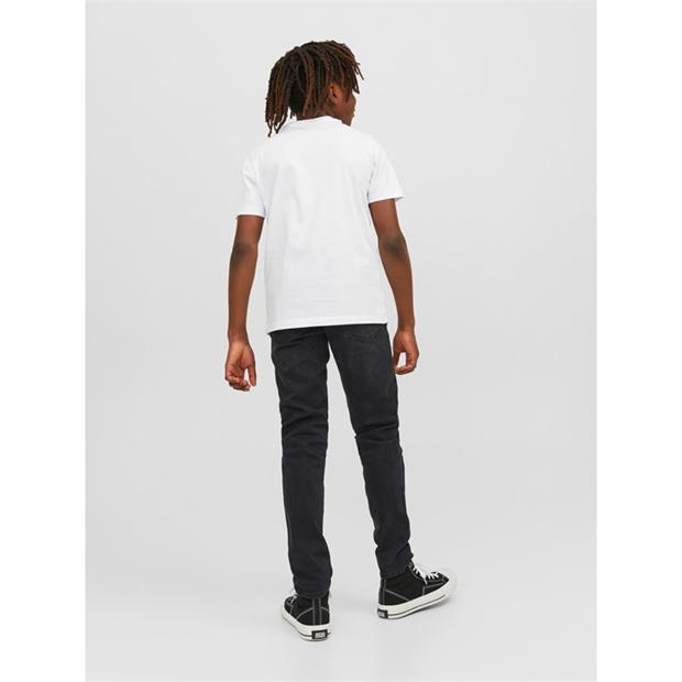 Blugi Jack and Jones Glenn 073 copii negru denim