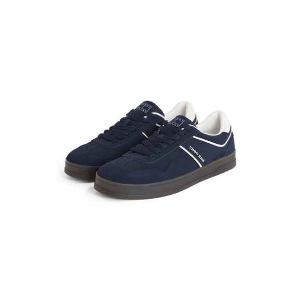 Blugi Tommy THE GREENWICH SUEDE dknavy alb gum