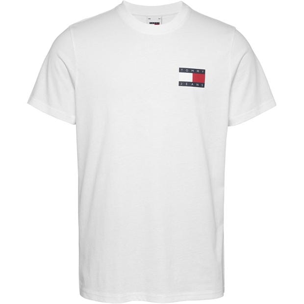 Blugi Tommy TJM SLIM ESSENTIAL FLAG TEE EXT alb