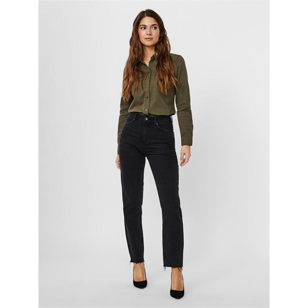 Blugi Vero Moda VM Wov femei negru denim