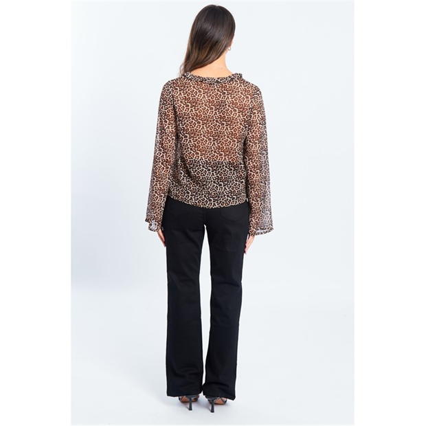 Bluza Be You Boho pentru femei leopard multicolor