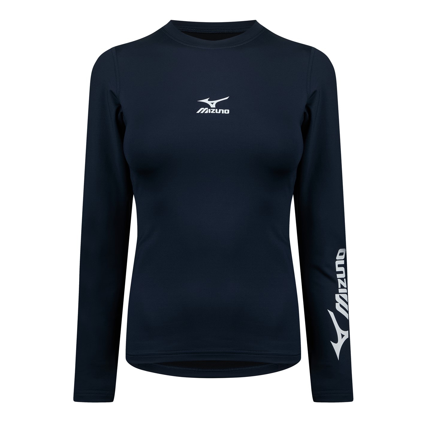 Bluza de corp Mizuno cu maneca lunga femei bleumarin