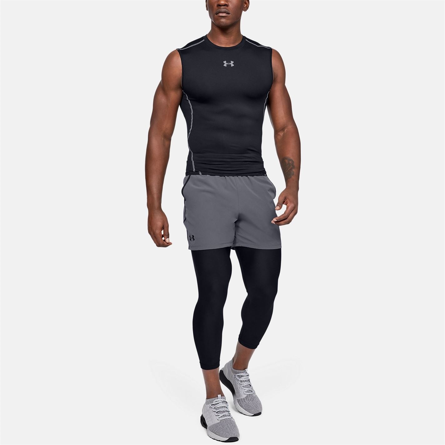 Bluza de corp Under Armour HeatGear antrenament pentru Barbati negru