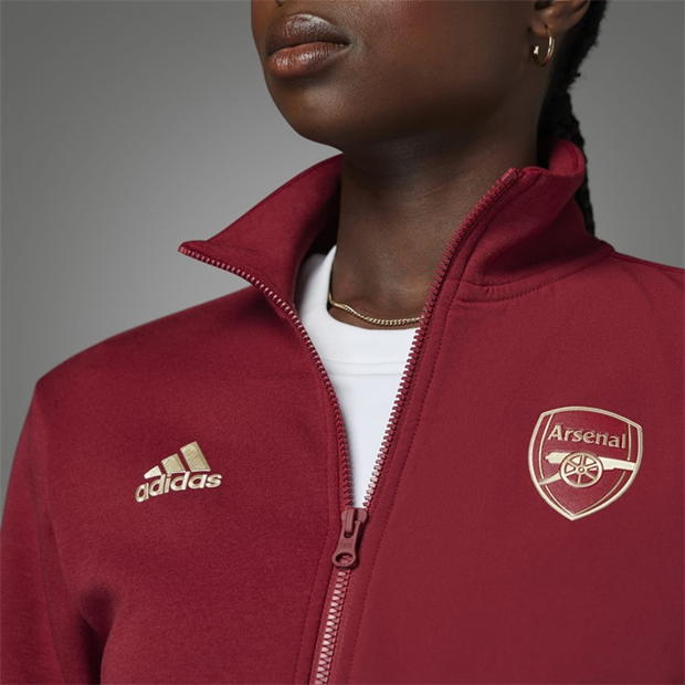 Jacheta adidas Arsenal Anthem pentru femei rosu