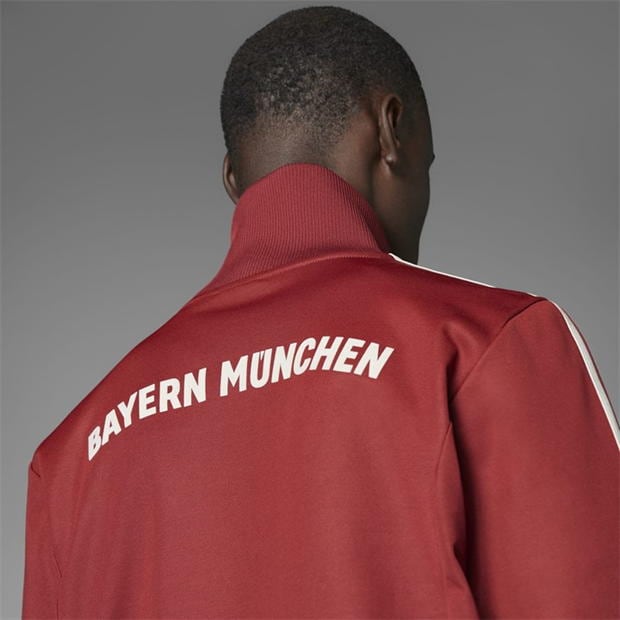 Bluza de trening adidas Bayern Munich Originals pentru adulti mystery rosu