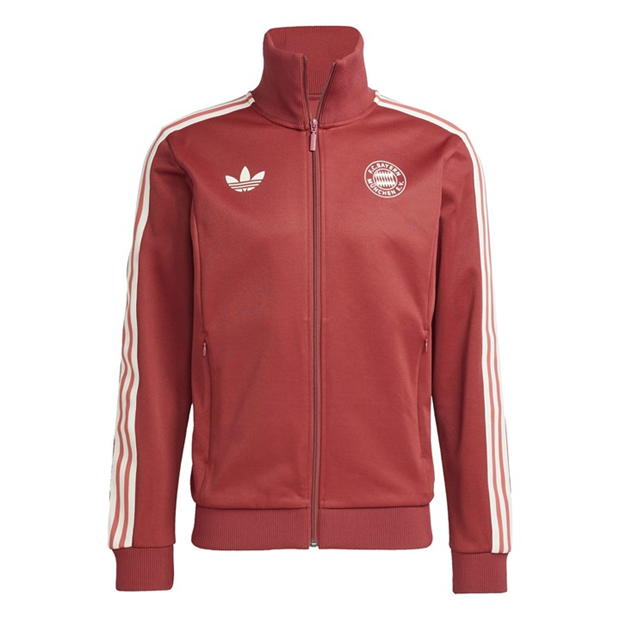 Bluza de trening adidas Bayern Munich Originals pentru adulti mystery rosu