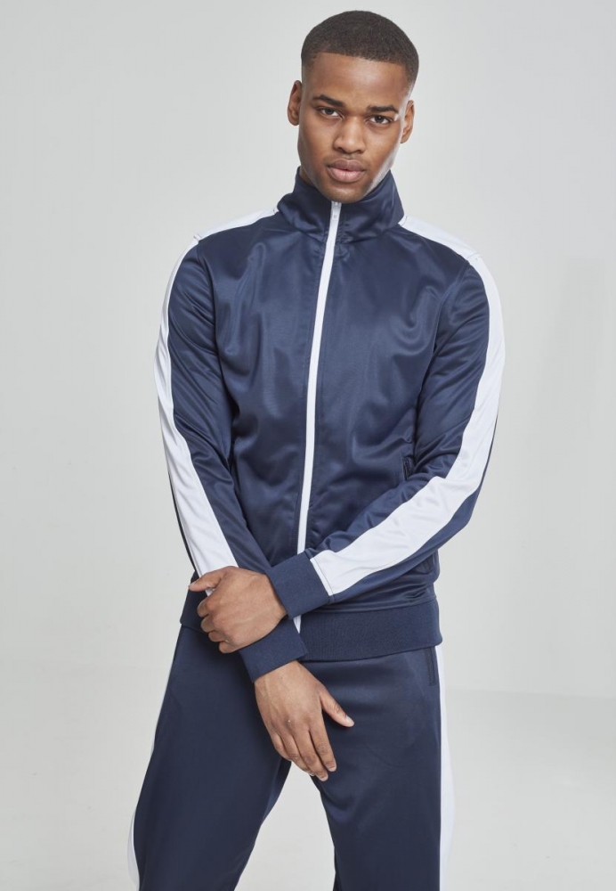 Bluza de trening bleumarin alb Urban Classics